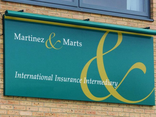 Wall tray signs