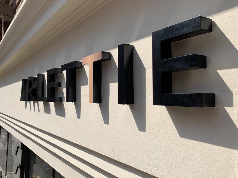 3d metal lettering